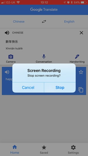 Apple's Screen Recording