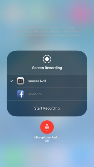 Apple's Screen Recording