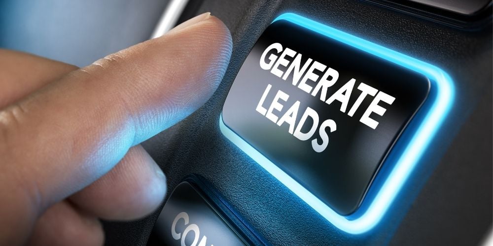Lead generation button