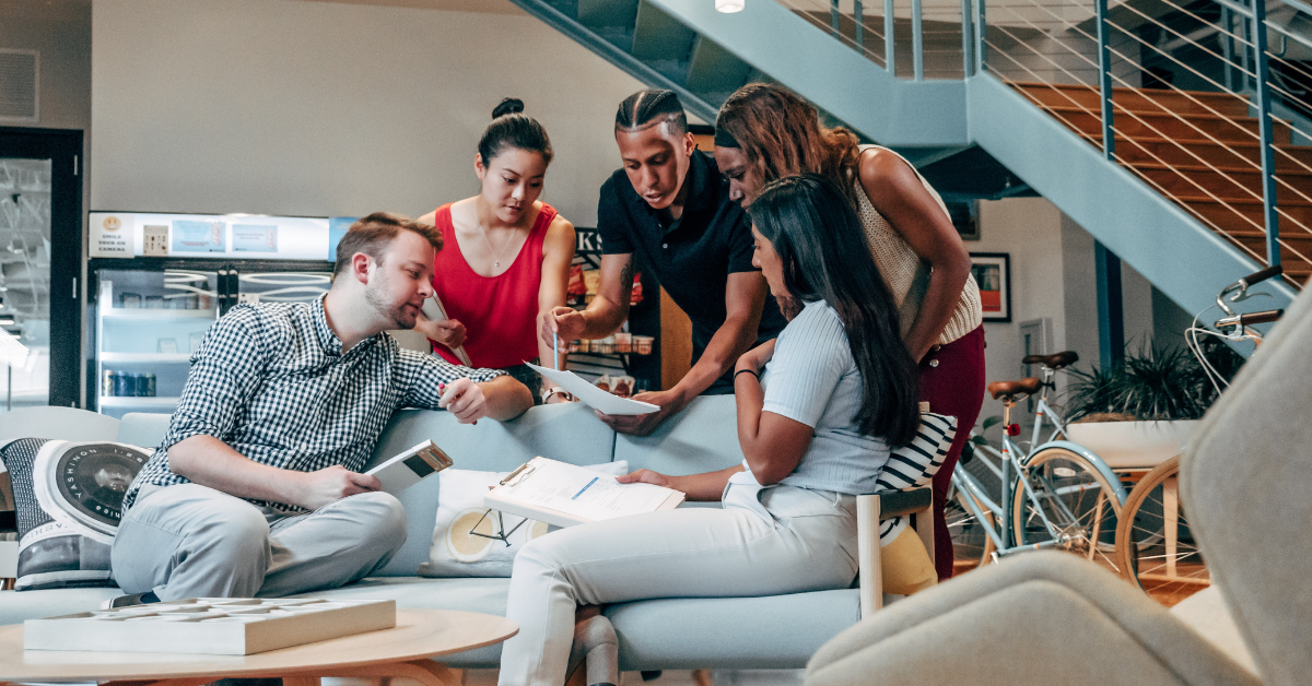 Marketing team working together (Photo by Kindel Media from Pexels)