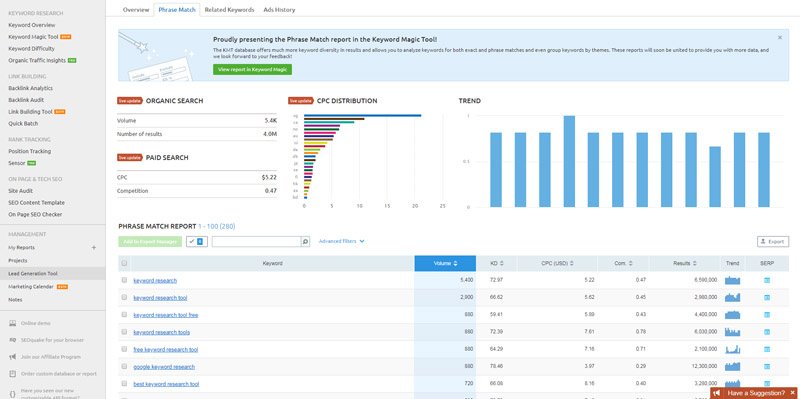 Use the Best Keyword Research Tool on the Market