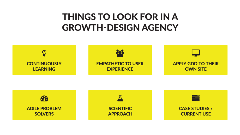 Things to look for in a growth design agency